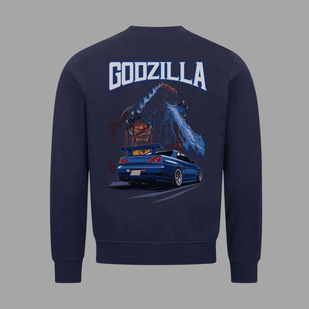 R34 Godzilla Premium Sweatshirt | Hochwertiges Sweatshirt | JDMVibe