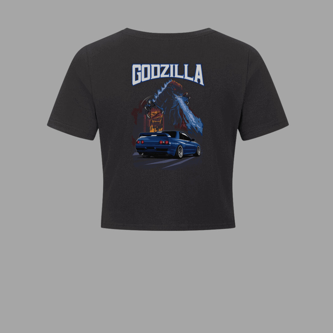 R32 GODZILLA Ladies Cropped Tee | JDM inspirierten Crop | JDMVibe