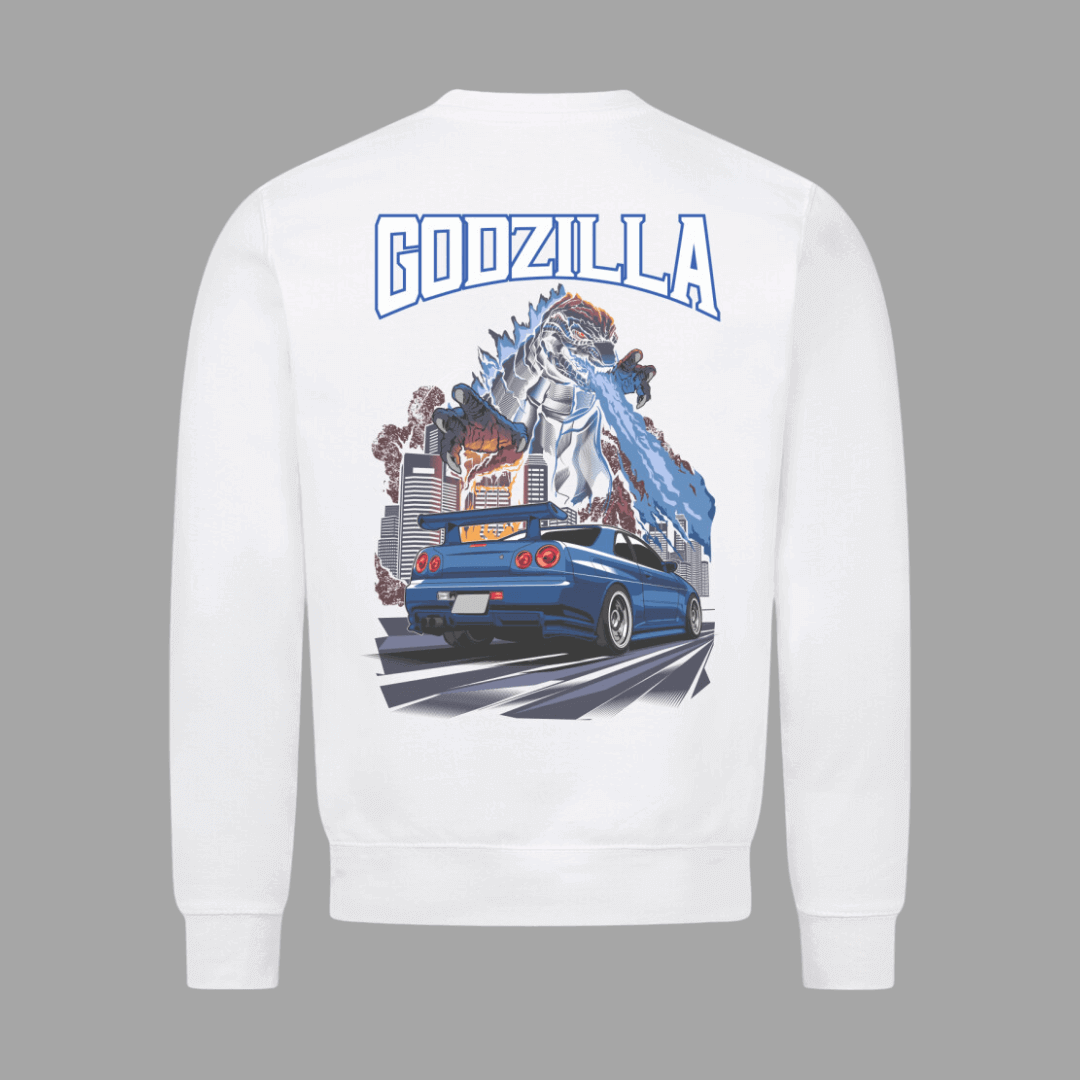 R34 Godzilla Premium Sweatshirt | Hochwertiges Sweatshirt | JDMVibe