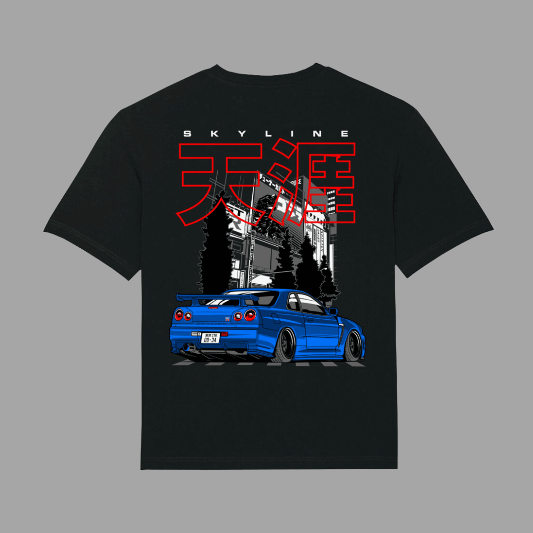 R34 GTR Stance T-Shirt | Unisex T-Shirt | JDMVibe 	