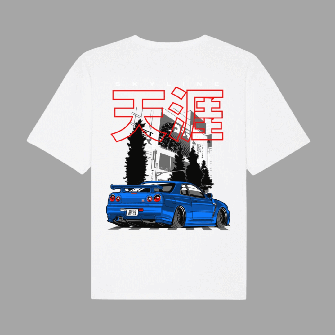 R34 GTR Stance T-Shirt | Unisex T-Shirt | JDMVibe 	