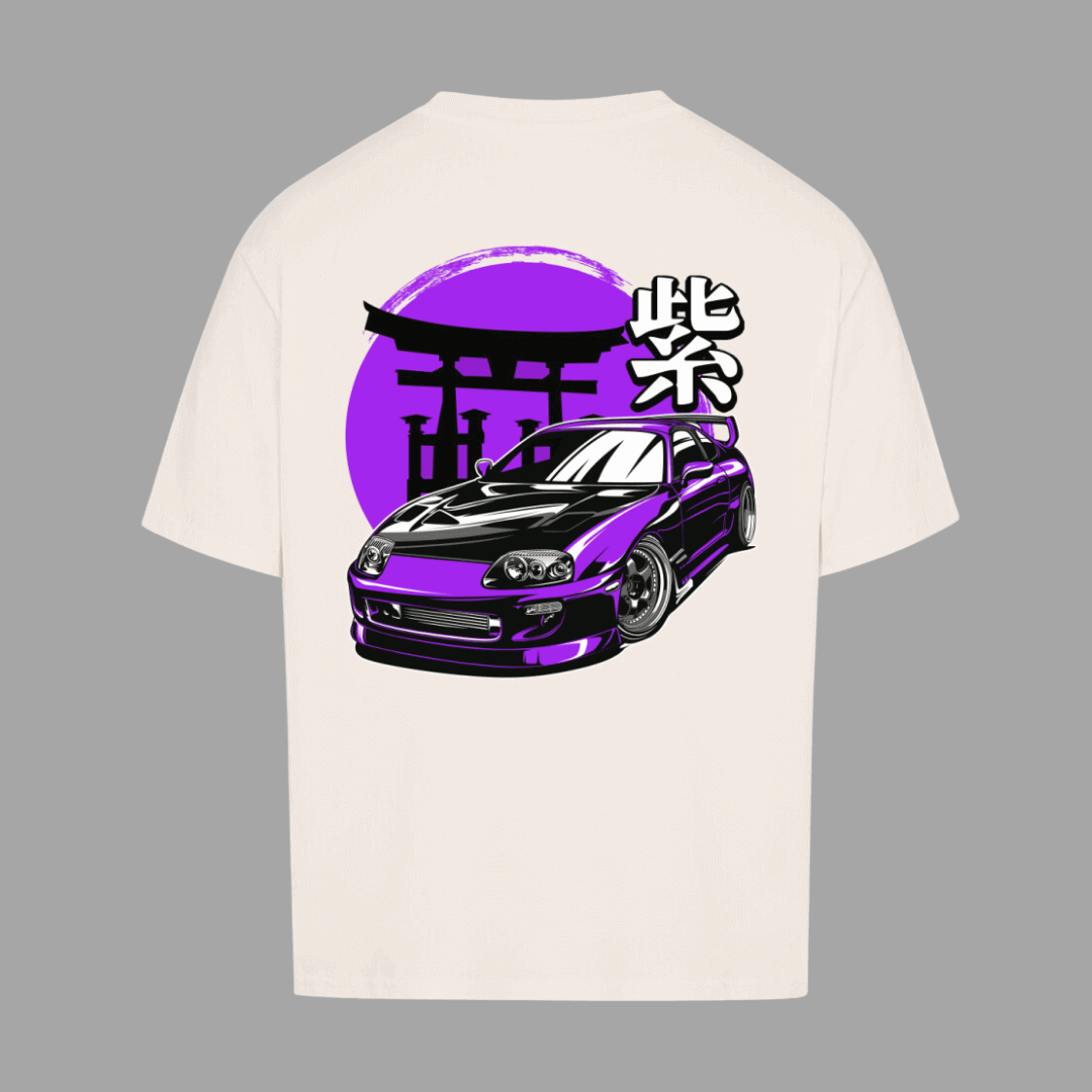 Supra Purple Oversize T-Shirt | Premium Oversize T-Shirt  | JDMVibe