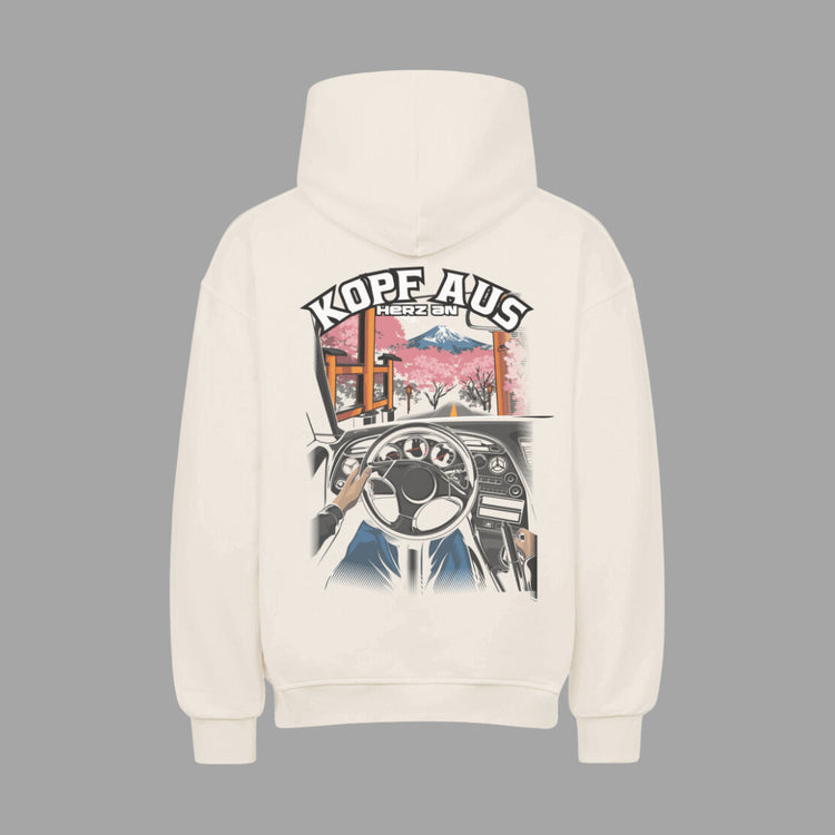 Kopf aus, Herz an VACANCY Oversized Hoodie | JDMVibe