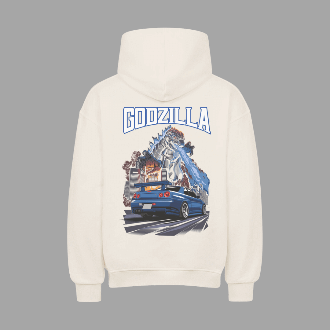 R34 Godzilla Vacancy Oversized Hoodie | Oversized Hoodie | JDMVibe