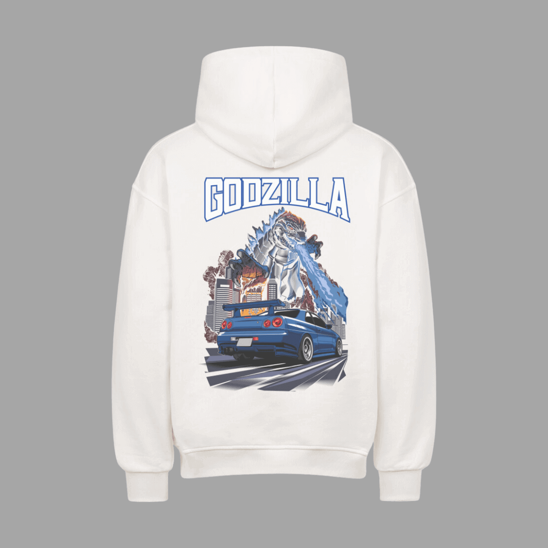 R34 Godzilla Vacancy Oversized Hoodie | Oversized Hoodie | JDMVibe