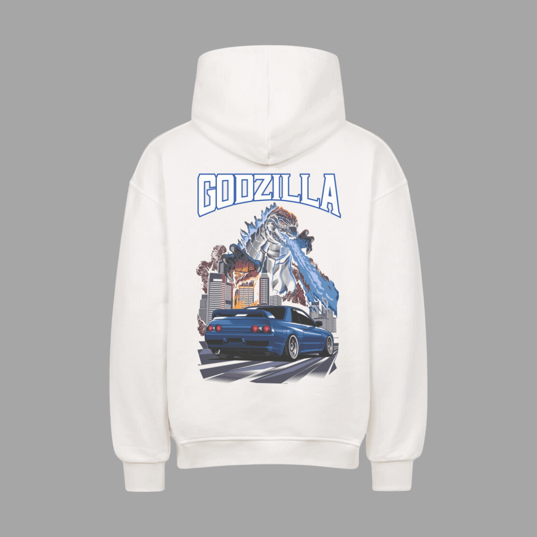 R32 GODZILLA VACANCY Oversized Hoodie | Oversized Hoodie | JDMVibe