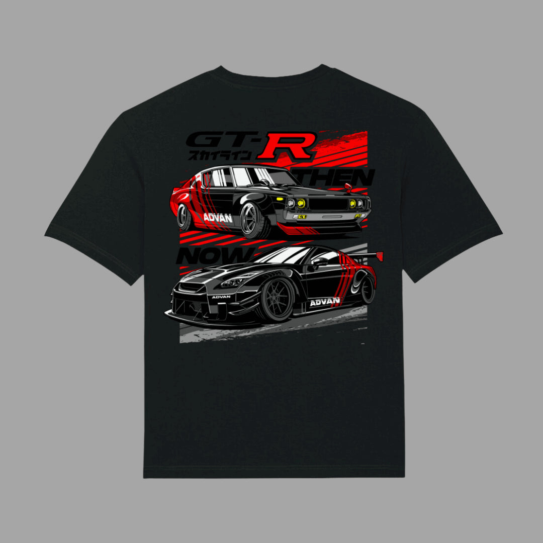  GTR THEN NOW T-Shirt | Unisex T-Shirt | JDMVibe 	