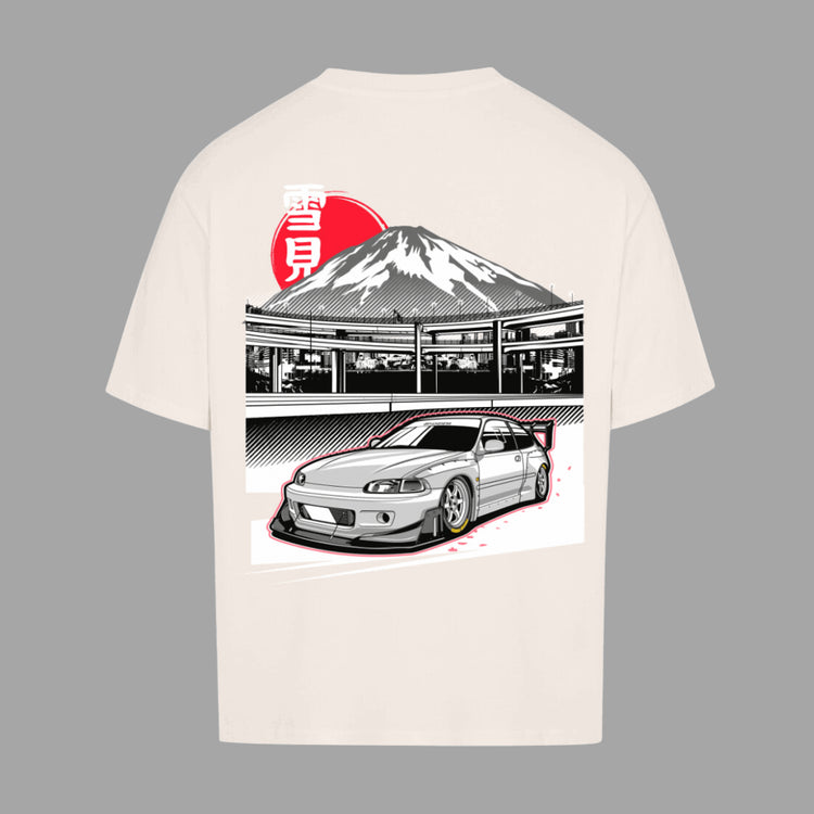 Pandem Civic EG6 Oversize T-Shirt | Premium Oversize T-Shirt  | JDMVibe