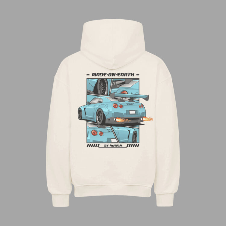 GTR R35 VACANCY Oversized Hoodie | Unisex Hoodie | JDMVibe 	