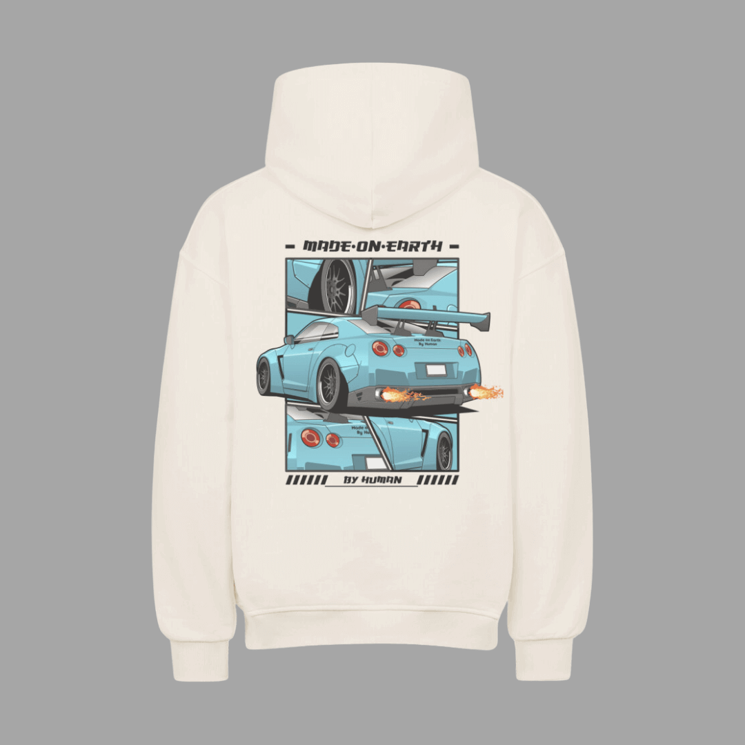 GTR R35 VACANCY Oversized Hoodie | Unisex Hoodie | JDMVibe 	