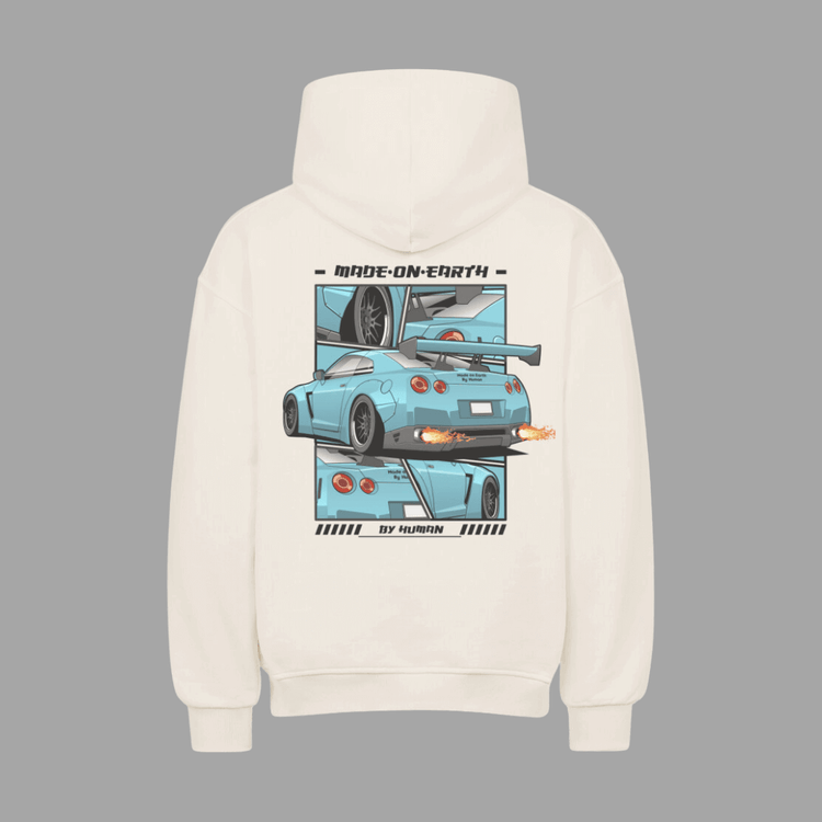 GTR R35 VACANCY Oversized Hoodie | Unisex Hoodie | JDMVibe 	