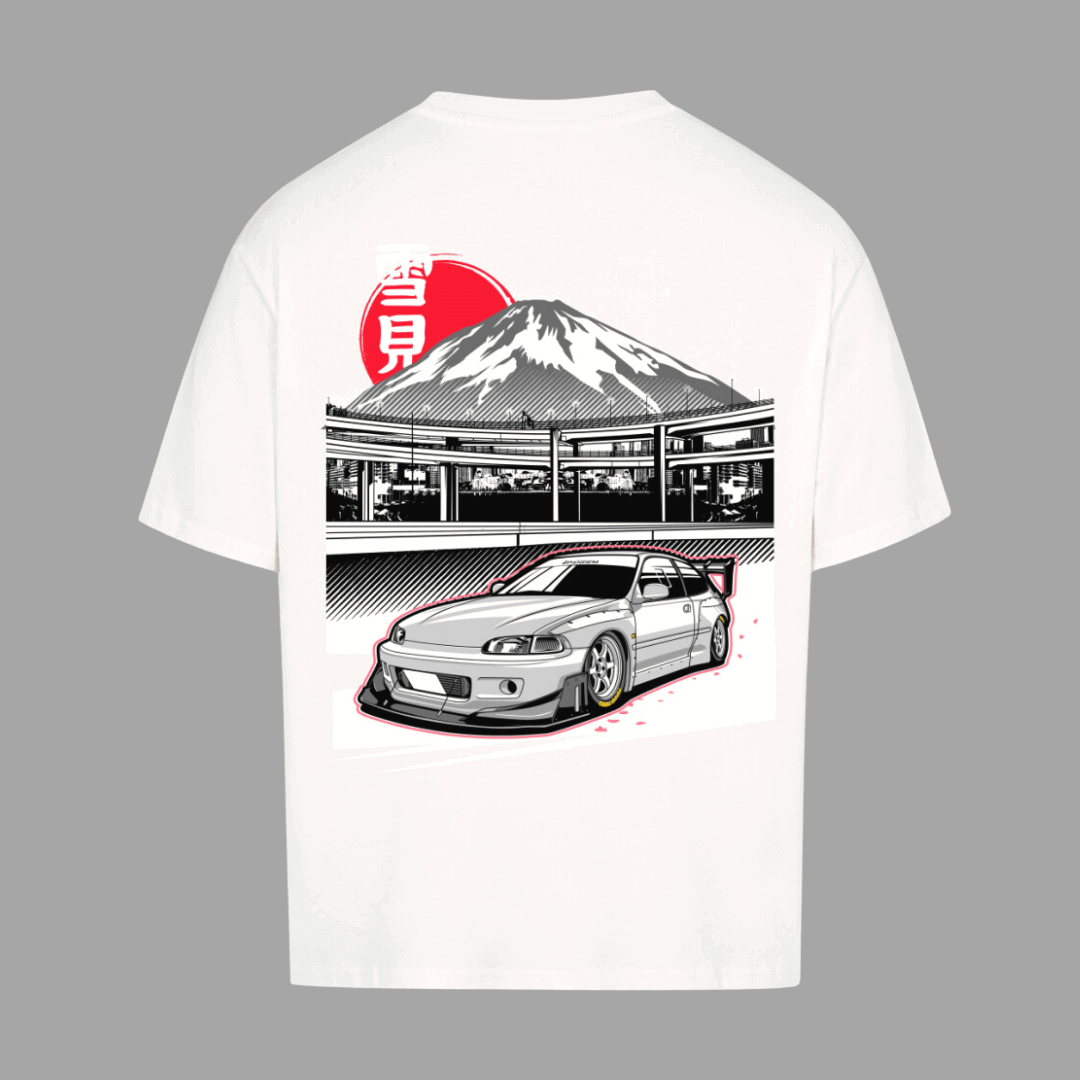 Pandem Civic EG6 Oversize T-Shirt | Premium Oversize T-Shirt  | JDMVibe