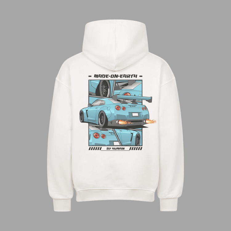 GTR R35 VACANCY Oversized Hoodie | Unisex Hoodie | JDMVibe 	