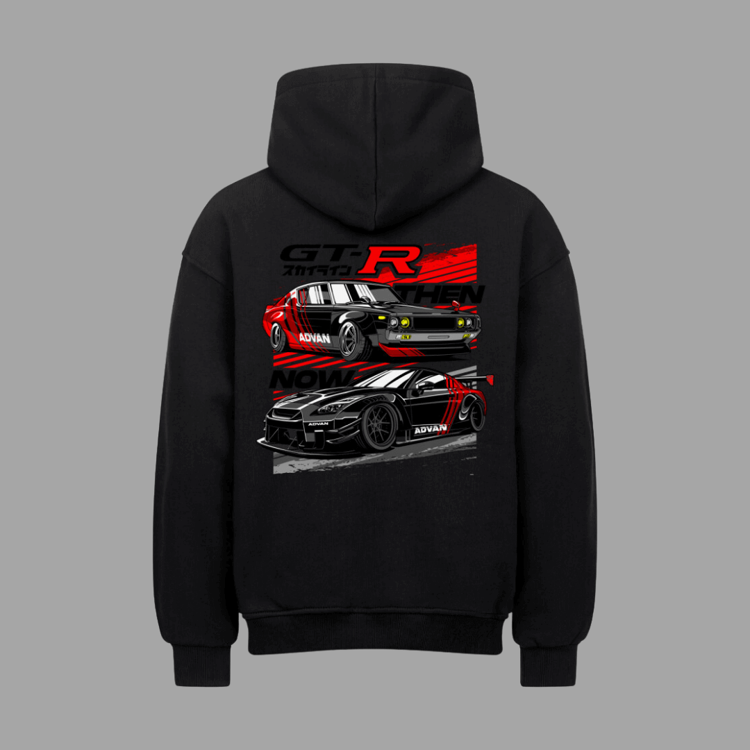 GTR THEN/NOW VACANCY Oversized Hoodie | Oversized Hoodie | JDMVibe