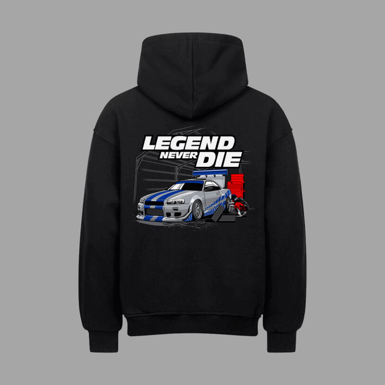 Legend never die VACANCY Oversized Hoodie | Oversized Hoodie | JDMVibe