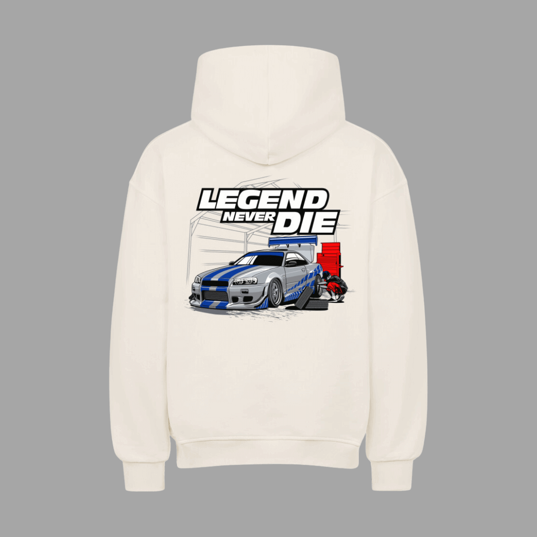 Legend never die VACANCY Oversized Hoodie | Oversized Hoodie | JDMVibe