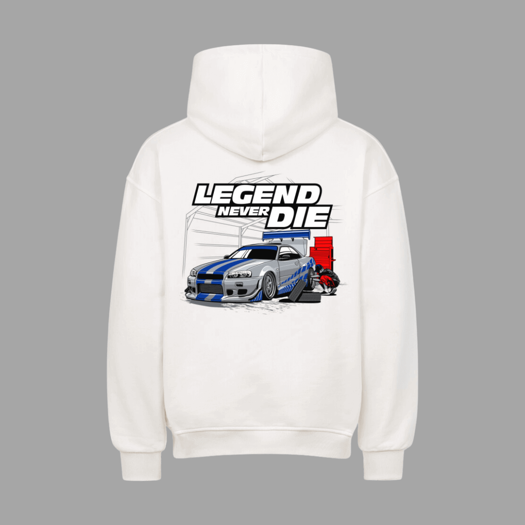 Legend never die VACANCY Oversized Hoodie | Oversized Hoodie | JDMVibe