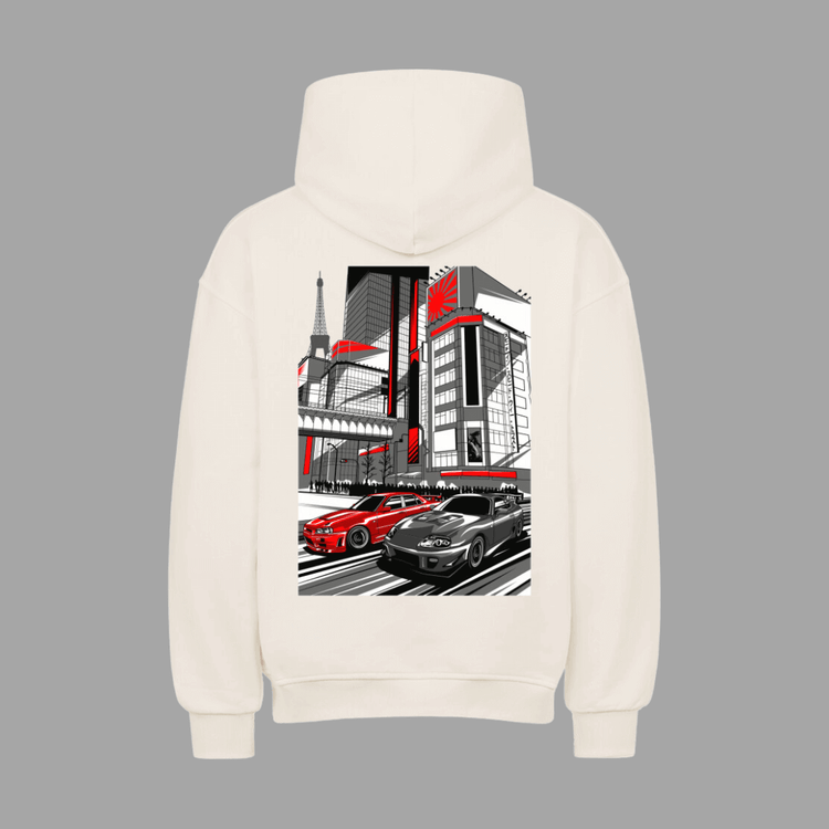Skyline R34 GTR Toyota Supra Legends VACANCY Oversized Hoodie | Oversized Hoodie | JDMVibe
