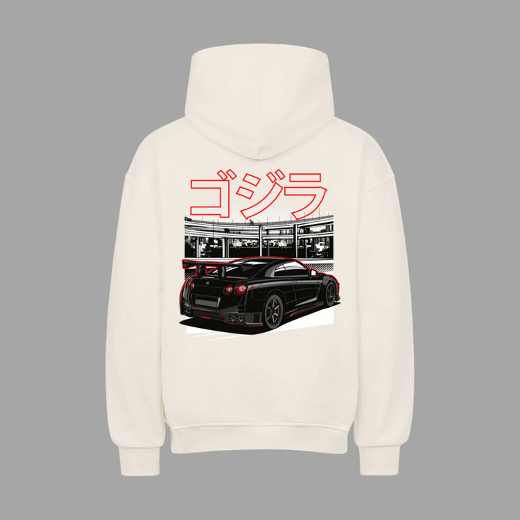 Nissan Skyline R35 GTR Black VACANCY Oversized Hoodie | Oversized Hoodie | JDMVibe