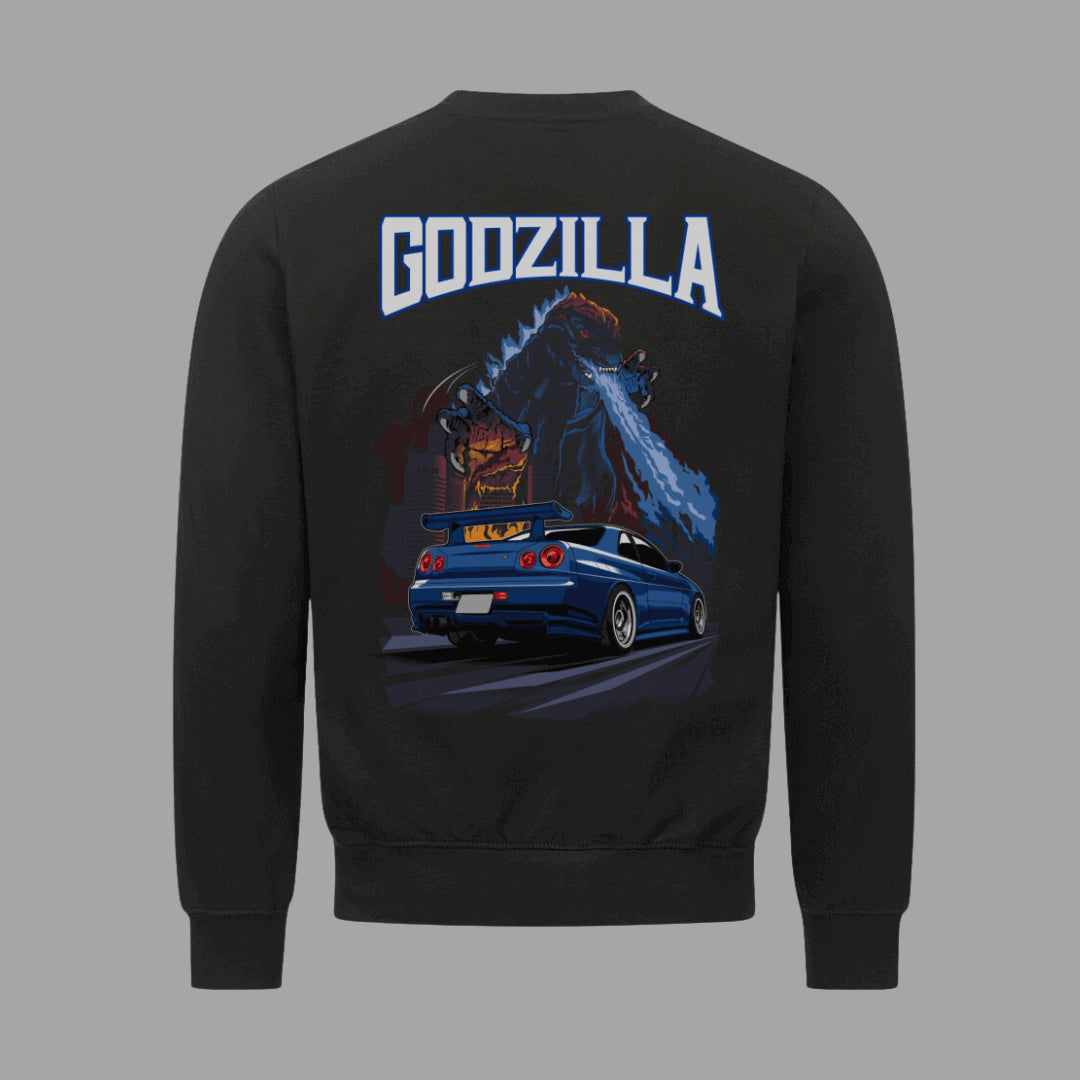 R34 Godzilla Premium Sweatshirt | Hochwertiges Sweatshirt | JDMVibe